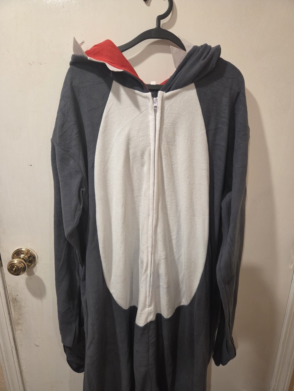 Adult shark  Onesie Hoodie - Xl